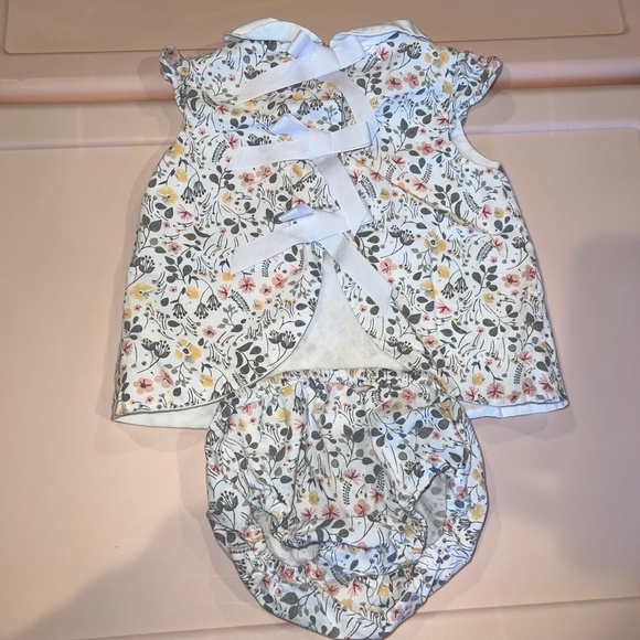 bella bliss Matching Sets Bella Bliss Floral Bow Swing Top Bloomer